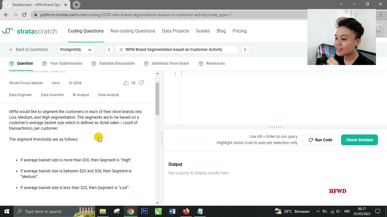 Solving Real Data Science Interview Questions in Strata Scratch (Hard Level Difficulty) - Part 2