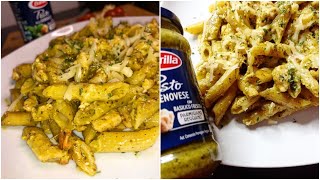 #معكرونة_بصلصةالبيستو #How_To_MAKe_Pesto_Pasta