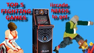 Top 5 FIGHTING games that iircade NEEDS to add ASAP #iircade #Sega #Namco #Arcade1up #fightinggames