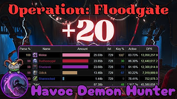 Operation: Floodgate +20 | Aldrachi Havoc DH | TWW Season 3
