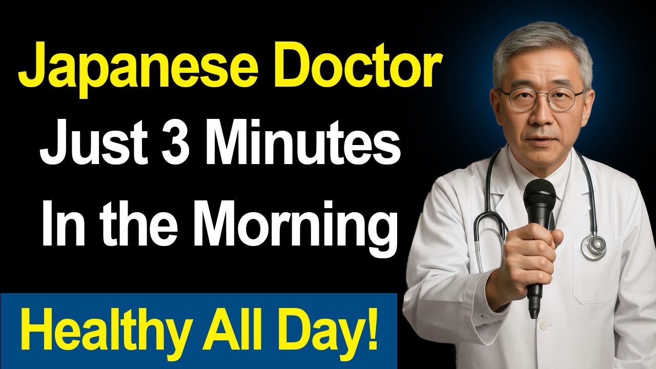 Japanese Doctor's 3 Minute Morning Routine for All Day Energy & Health ...