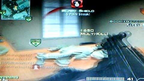 mw3 UNEXPECTED multi kill/UMP45