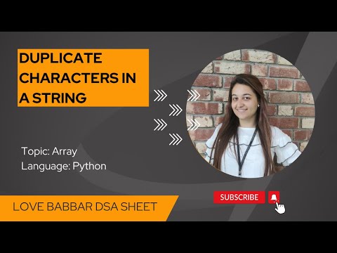 Find duplicate characters in a string in Python