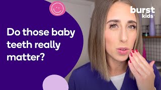 Why baby teeth are so important