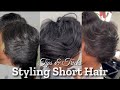 Silk press &amp; Styling For Body &amp; Movement styling Short Hair at Home