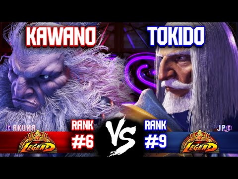 SF6 KAWANO 6 Rank Akuma Vs TOKIDO 9 Rank JP High Level Gameplay