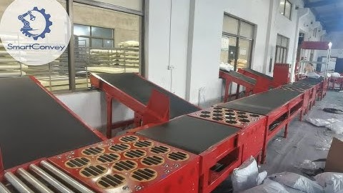 #Parcel #scanning and #sorting #logistics #loading #automation #barcode #conveyor #wheelsorter