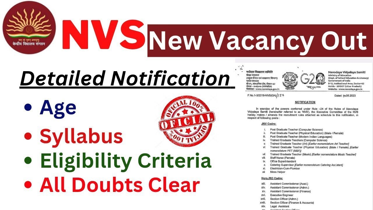 Govt. Teacher Job Recruitment 2023 || New JK Jobs Out ||