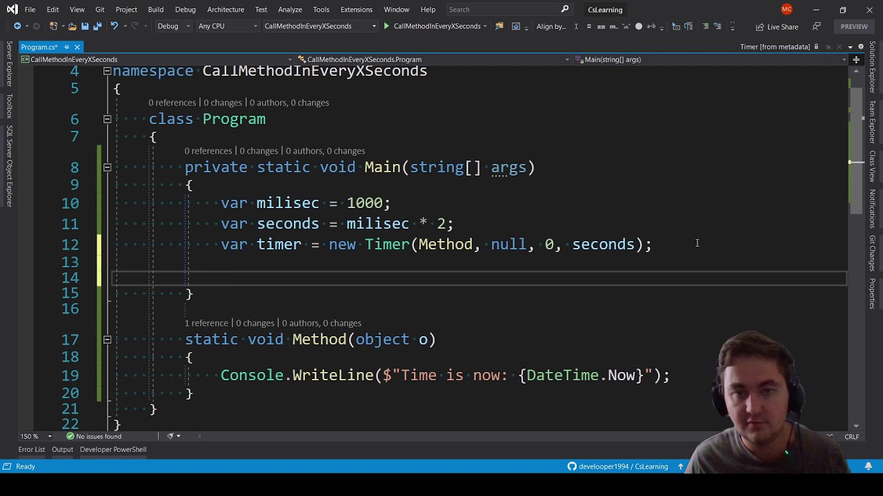 C 27 Asynchronous6 Metodu düzenli aralıklarla çalıştırmak(Timer