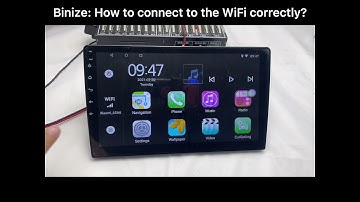 Binize:How  to  connect to  wifi  correctly?