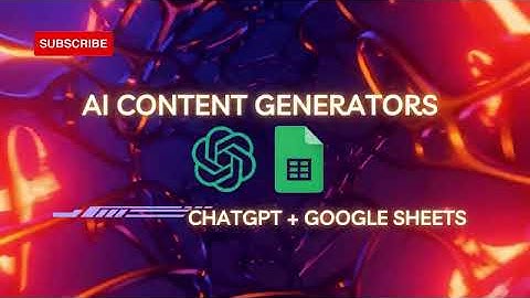 Using ChatGPT and Google Sheets to Enhance Your Brand and Generate Marketing Reports