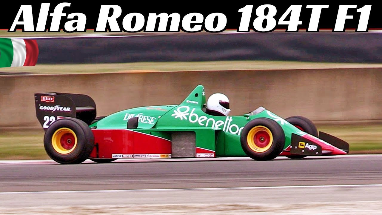 1984 Alfa Romeo 184T F1 ex Riccardo Patrese - V8 Turbo Engine Warm-Up & Demo Laps, ASI in Pista 2025