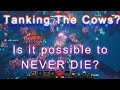 Strong Tank Build Against Cows-Minecraft Dungeons