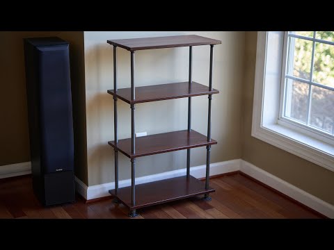 Build Industrial Style Shelves (Gel Stained Pine)