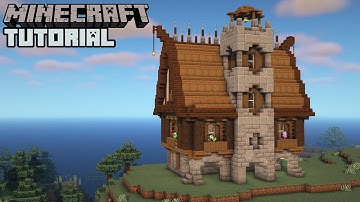 Minecraft - Town Hall Tutorial (How to Build)