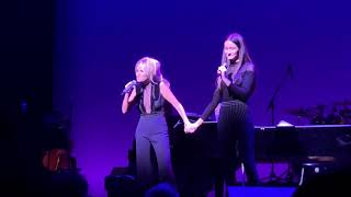 Kristin Chenoweth singing  “For Good” with 17yearold Isabel Merat at 'For The Girls' concert.