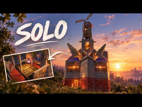 Super simple and cheap Solo Bunker Base | RUST