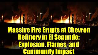 Massive Fire Erupts at Chevron Refinery in El Segundo: Explosion, Flames, and Community Impact