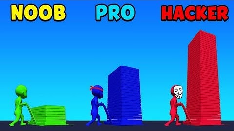 NOOB vs PRO vs HACKER in Stack Colours!