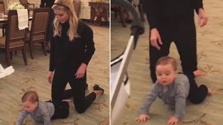 Ivanka Shares Video Of Donald Trump's Grandson Crawling At The White House