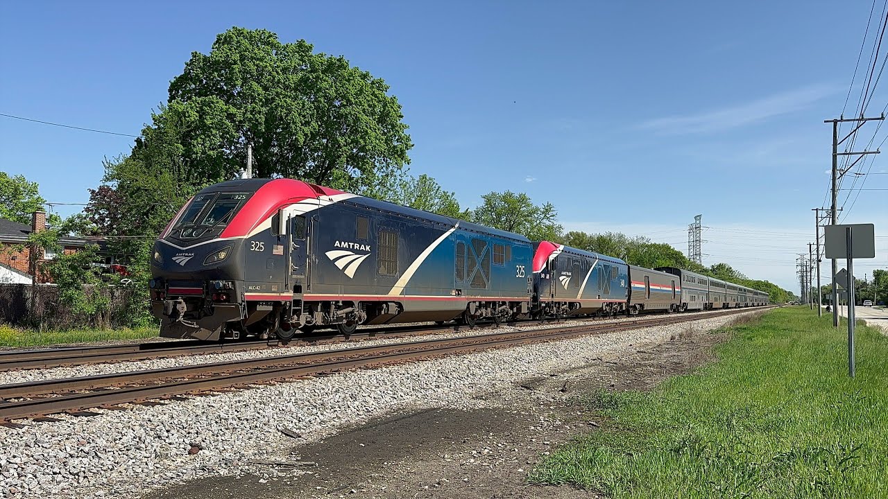 amtrak-empire-builder-trains-in-morton-grove-illinois-5-8-24-youtube