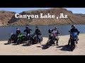 Riding to canyon lake az biker crashes moto vlog 2020