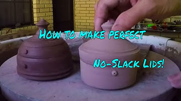 ♥ How to Trim 3 Snug-Fit Lids~Closed Form Boxes       Part2 ~Throwing/Making/Pottery/Ceramic/Clay