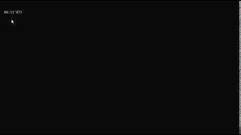 Chronometer C# Visual Studio Console Application