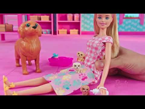 Barbie® Newborn Pups playset    | AD