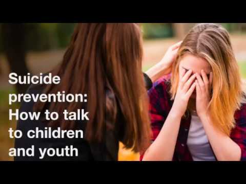 How to talk to children about suicide prevention