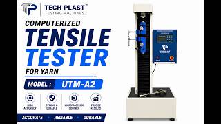 Computerized Tensile Tester for Yarn  | ASTM D2256 / ISO 2062 | Yarn Strength Tester | Manufacturer