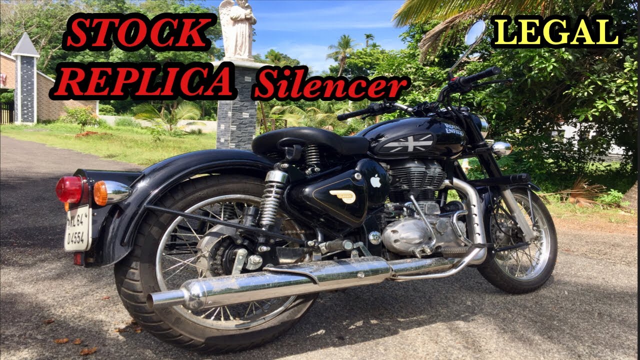 Stock Replica Silencer for BS6 Royal Enfield Bullet & Classic 350 | Just Like Stock Exhaust