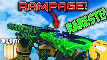 RAREST REACTIVE CAMO in BO4!? UNLOCKING the RAMPAGE REACTIVE CAMO in BO4!