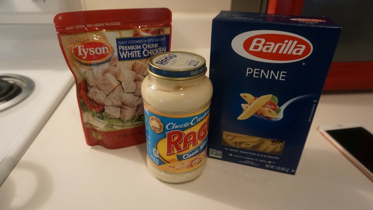 HOW TO MAKE CHICKEN ALFREDO UNDER 5!! YouTube
