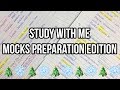 STUDY WITH ME- MOCKS PREPARATION EDITION| Floral Sophia