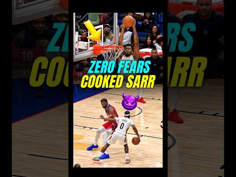 Who let Sarr guard ZERO FEARS😭✌️