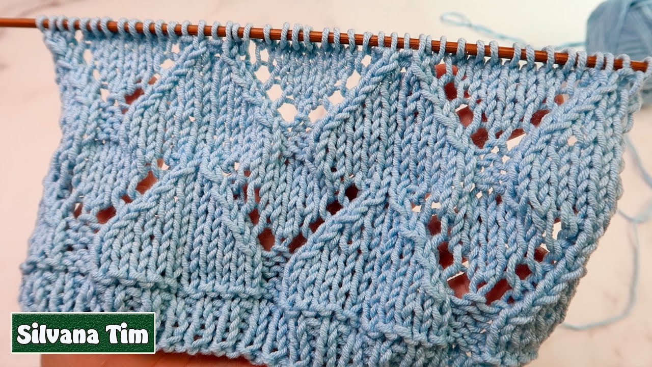 PUNTOS A DOS AGUJAS: Punto Calado 