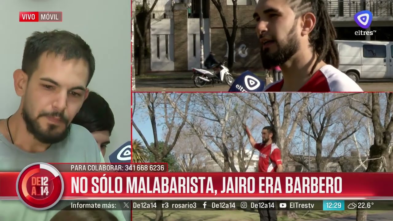 La famialia del malabarista Jairo inició una colecta para repatriar el cuerpo