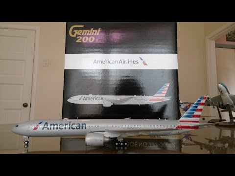 Gemini Jets 1:200 American Airlines 777-300ER Unboxing and