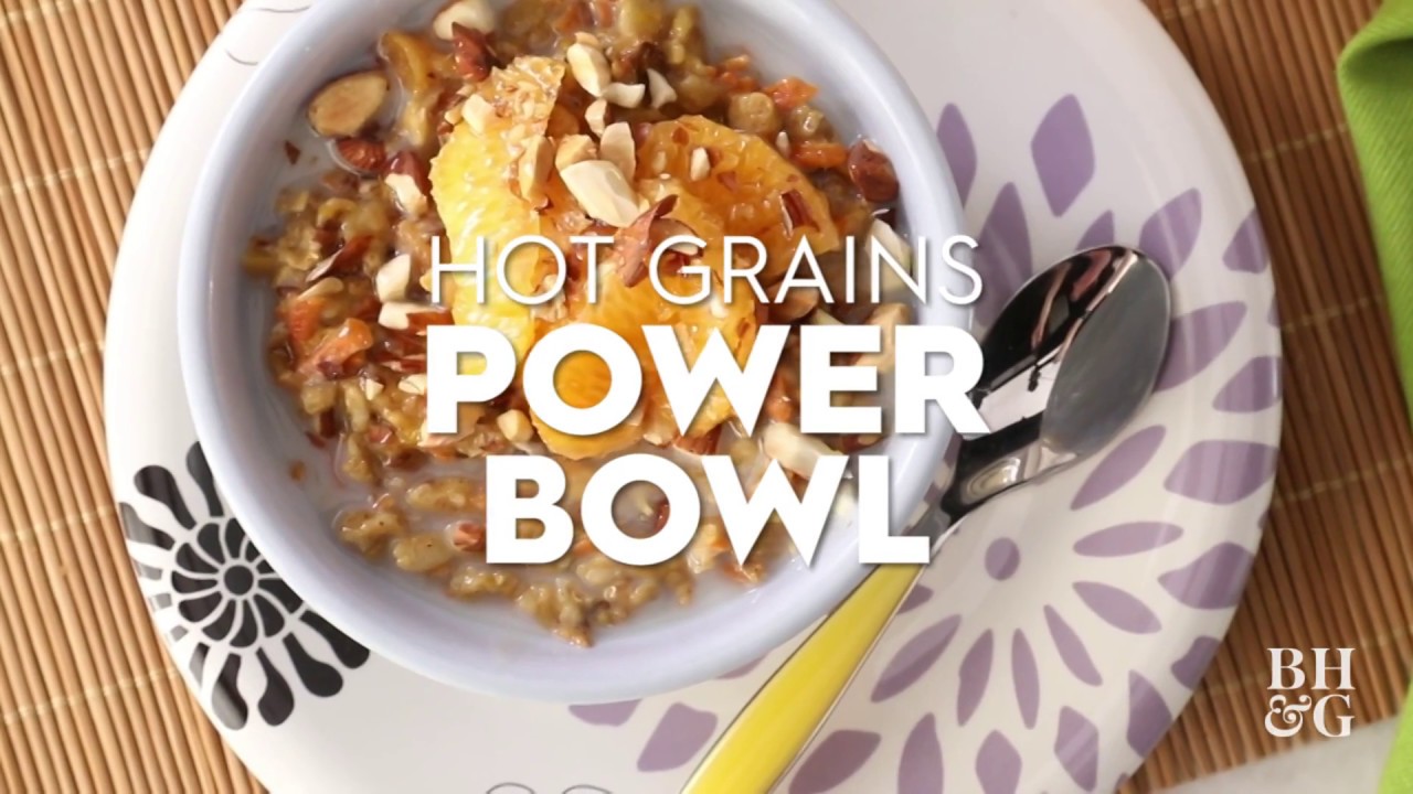 Hot Grains Power Bowl Cooking HowTo Better Homes & Gardens YouTube