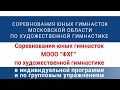 Первенство Московской области по художественной гимнастике г. Ступино