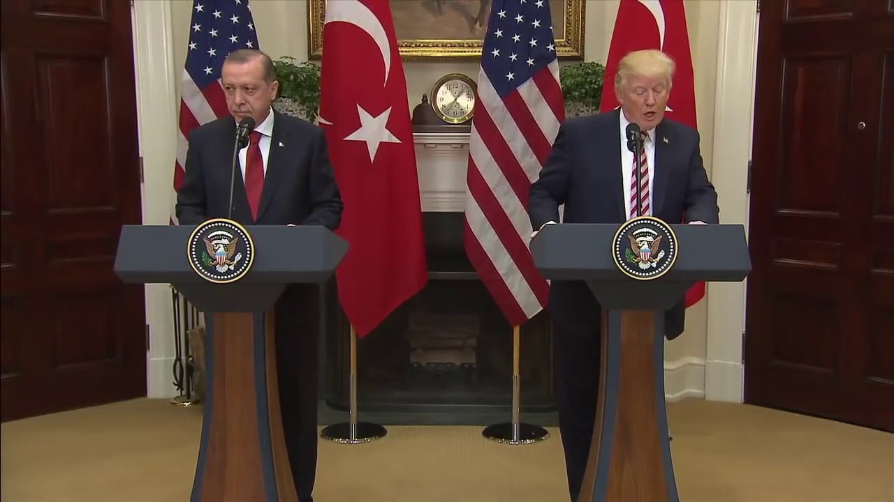 gazetecilik taban Cumhurbaşkanı Erdoğan ABD'de, gözler Trump ile görüşmede