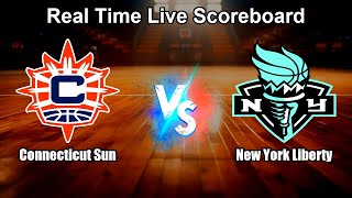 Connecticut Sun vs New York Liberty Live Score - USA Women’s National Basketball Association