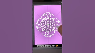 Digital Spiral art 😍 #spiral #shortsvideo