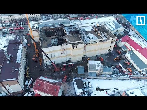 ТЦ после трагедии в Кемерово