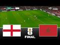 ENGLAND vs MOROCCO - FIFA WORLD CUP 2026 FINAL | Full Match All Goals | PES 21 Gmeplay Simulation