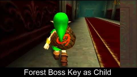 OoT3D : Forest Temple Boss Key as Child