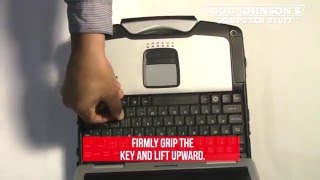 How to Remove the Keys from the Panasonic Toughbook CF-30