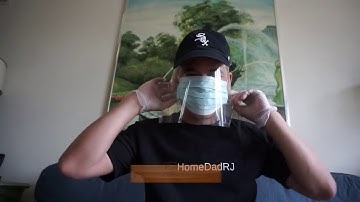 EASY and QUICK DIY FACE SHIELD 0$ from SCRATCH