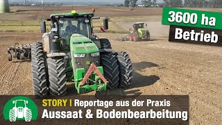 Agrargenossenschaft Göritz | Aussaat von Wintergetreide | Z-Saatgut | John Deere Traktoren